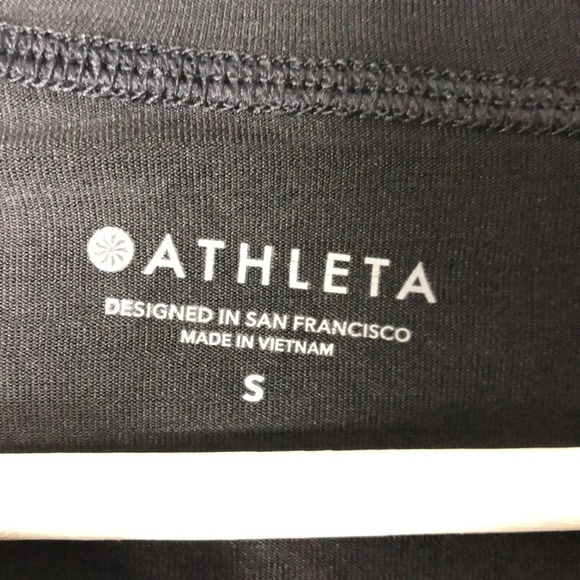 Athleta Zip Up Hoodie With Thumb Holes in Black Size Small - Picture 4 of 8